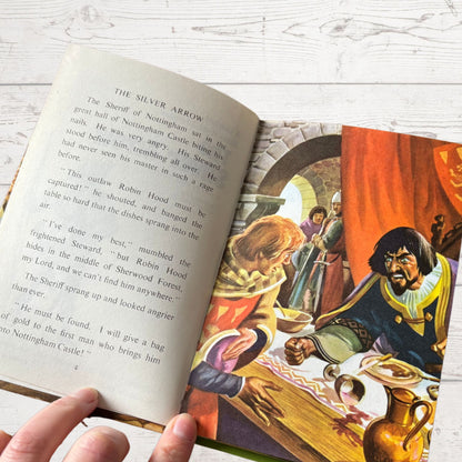 The Silver Arrow. A Ladybird Robin Hood Adventure. 1970s Vintage Book.Series 549. Great gift idea
