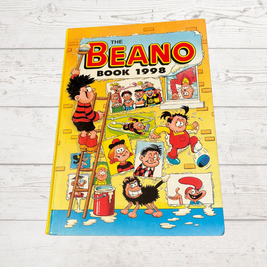 Vintage Beano Annual 1998 . Classic Comic Strips for Nostalgic Reading & Collecting. Great gift  idea.