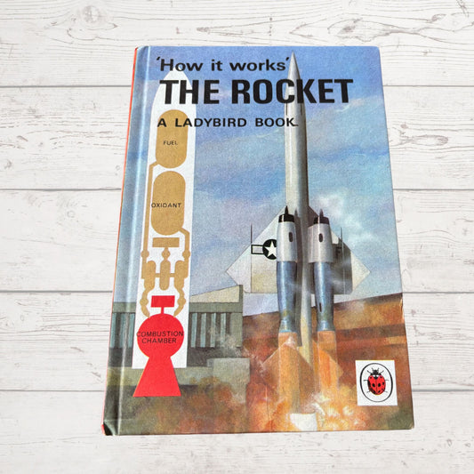 Vintage 1970s ladybird book, How it Works, The Rocket. Series 654
