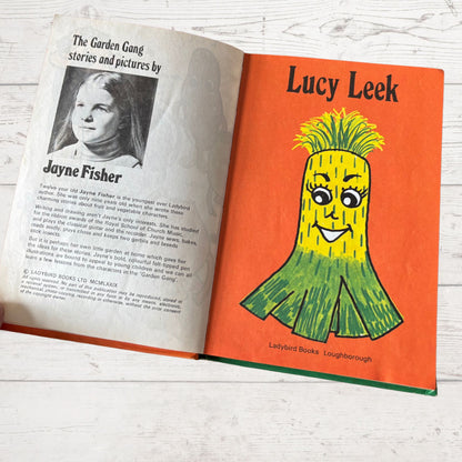Lucy Leek and Bertie Brussels Sprout. 70s Vintage Ladybird Book. The Garden Gang. Great Gift Idea