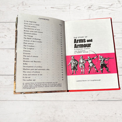 Vintage 1970s Ladybird book. The Story of Arms and Armour. Series 601. Great Gift Idea