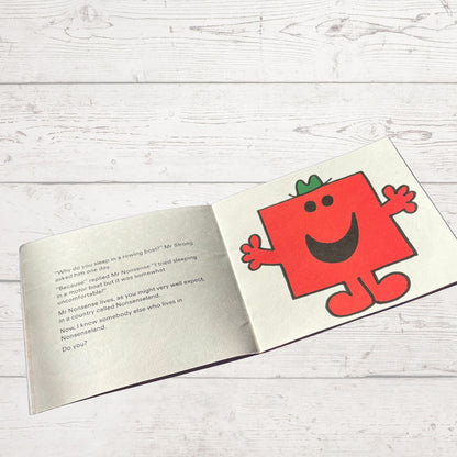 Mr. Nonsense by Roger Hargreaves. Original 1970s The Mr Men series. 1978 edition