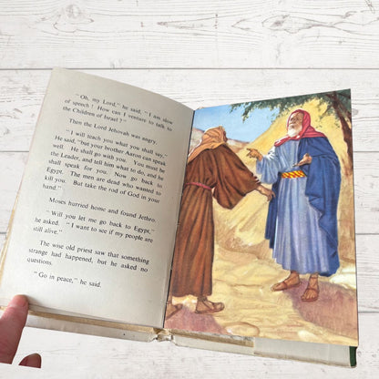 Moses Prince and Shepherd. 1950s Ladybird Book with Dust Jacket. Series 522