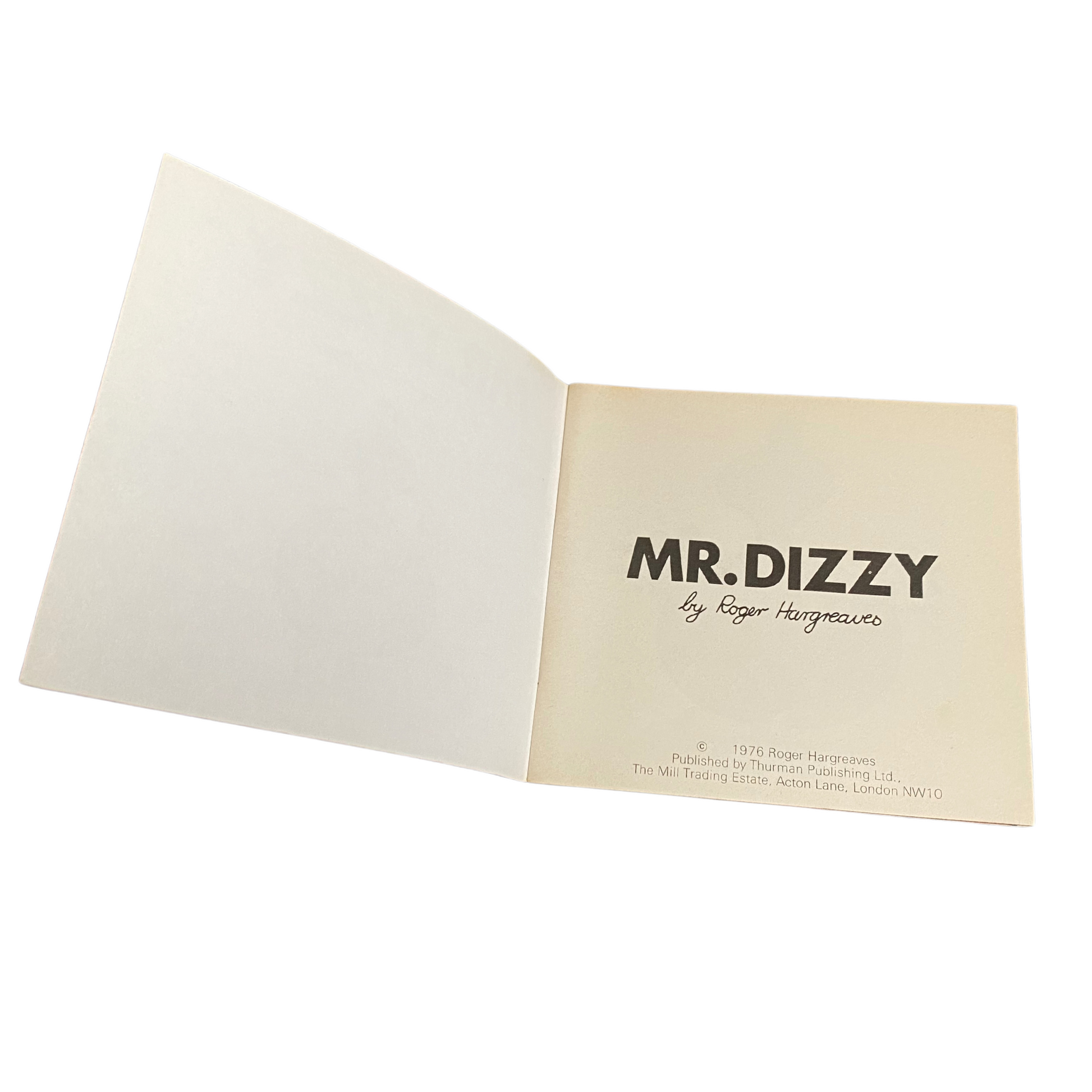 Classic Mr. Men Book -   Mr Dizzy     - 1970s Edition