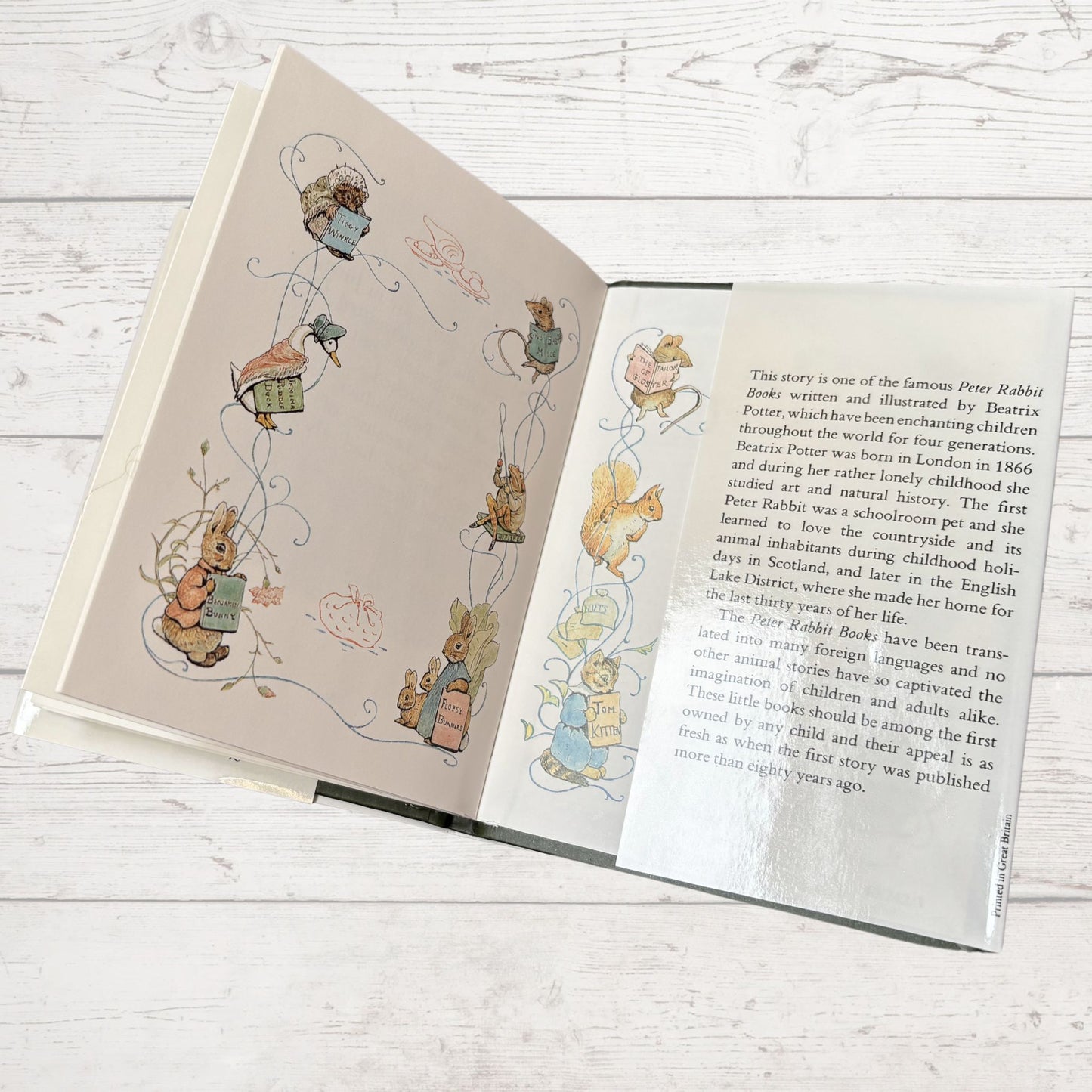 The Tale of Jemima Puddle Duck .Vintage Beatrix Potter Book. 1989 edition. Great Gift Idea