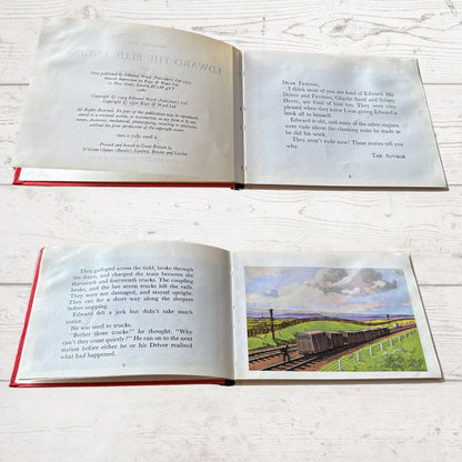Edward The Blue Engine – 1980s Vintage Hardback by Rev. W. Awdry (Thomas the Tank Engine Railway Series)