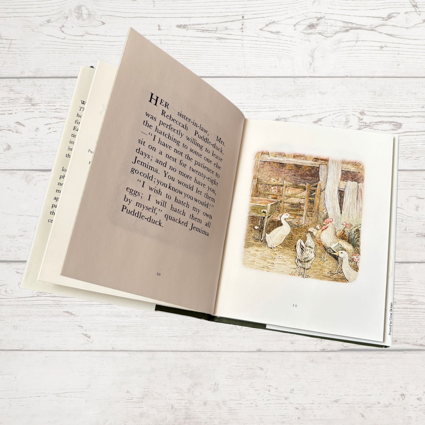 The Tale of Jemima Puddle Duck .Vintage Beatrix Potter Book. 1989 edition. Great Gift Idea