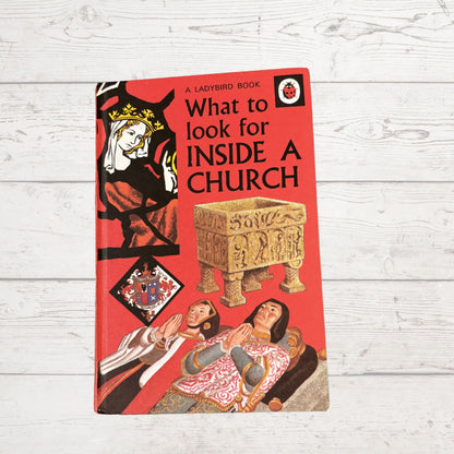 Vintage 1970s ladybird book: What to Look for Inside a Church. Series 649