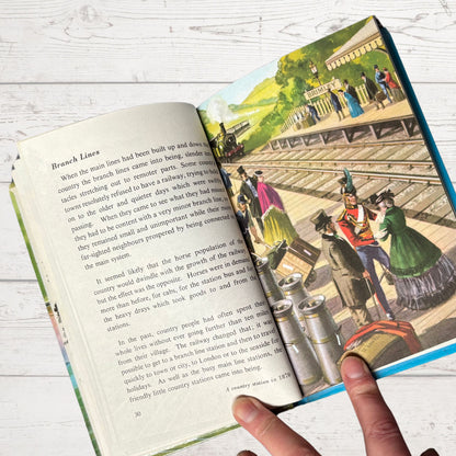 Vintage 1980s Ladybird book. The Story of Railways. Series 601. Great Gift Idea