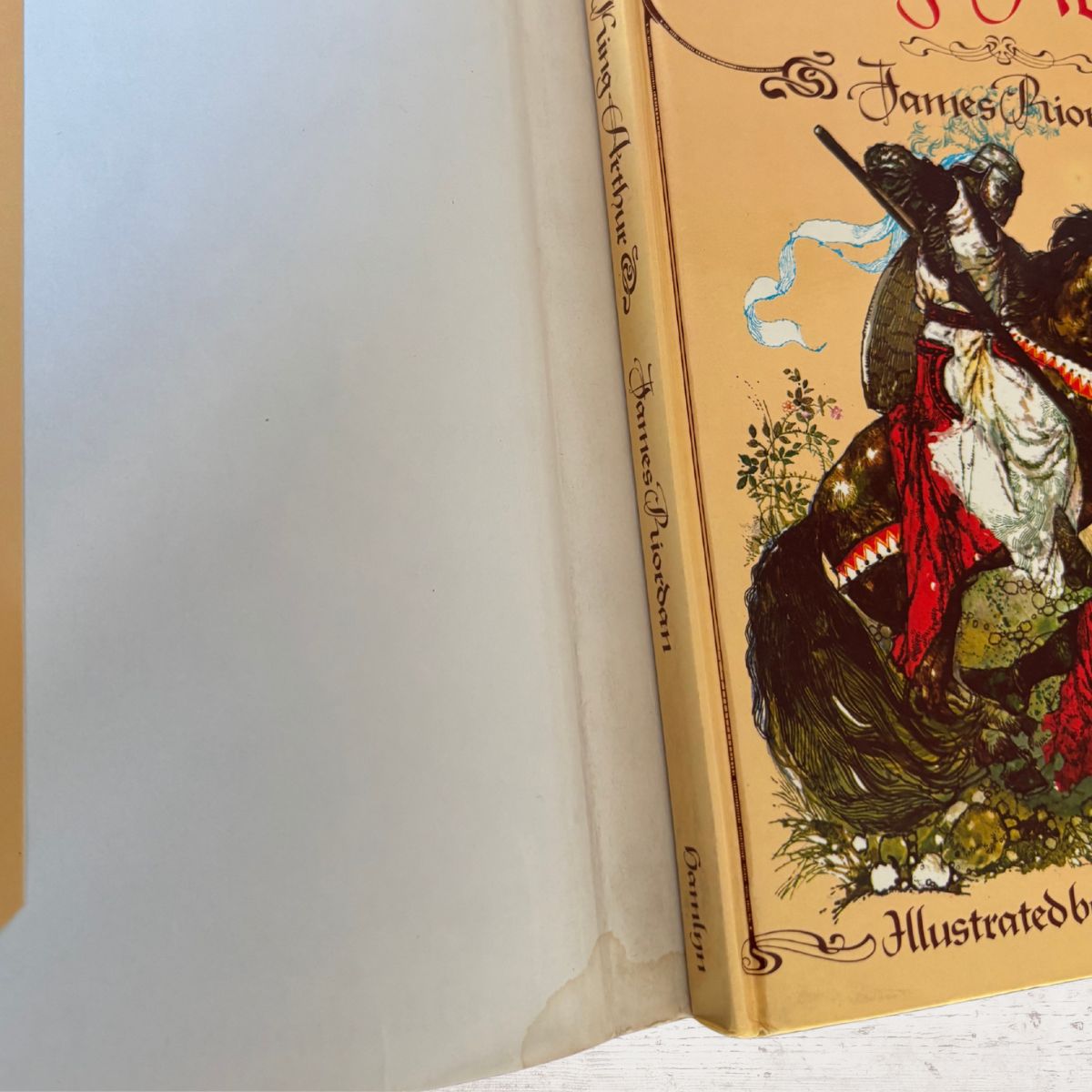 Tales of King Arthur hardback vintage book - spine 