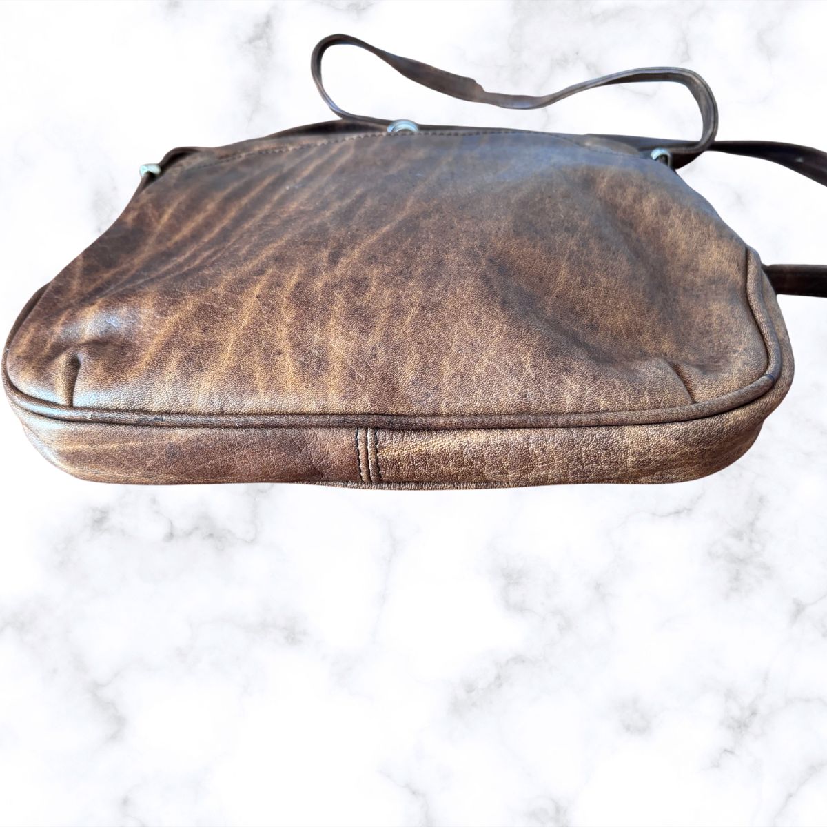 Vintage Conker Brown Cross Body/ Shoulder Bag with Adjustable Strap