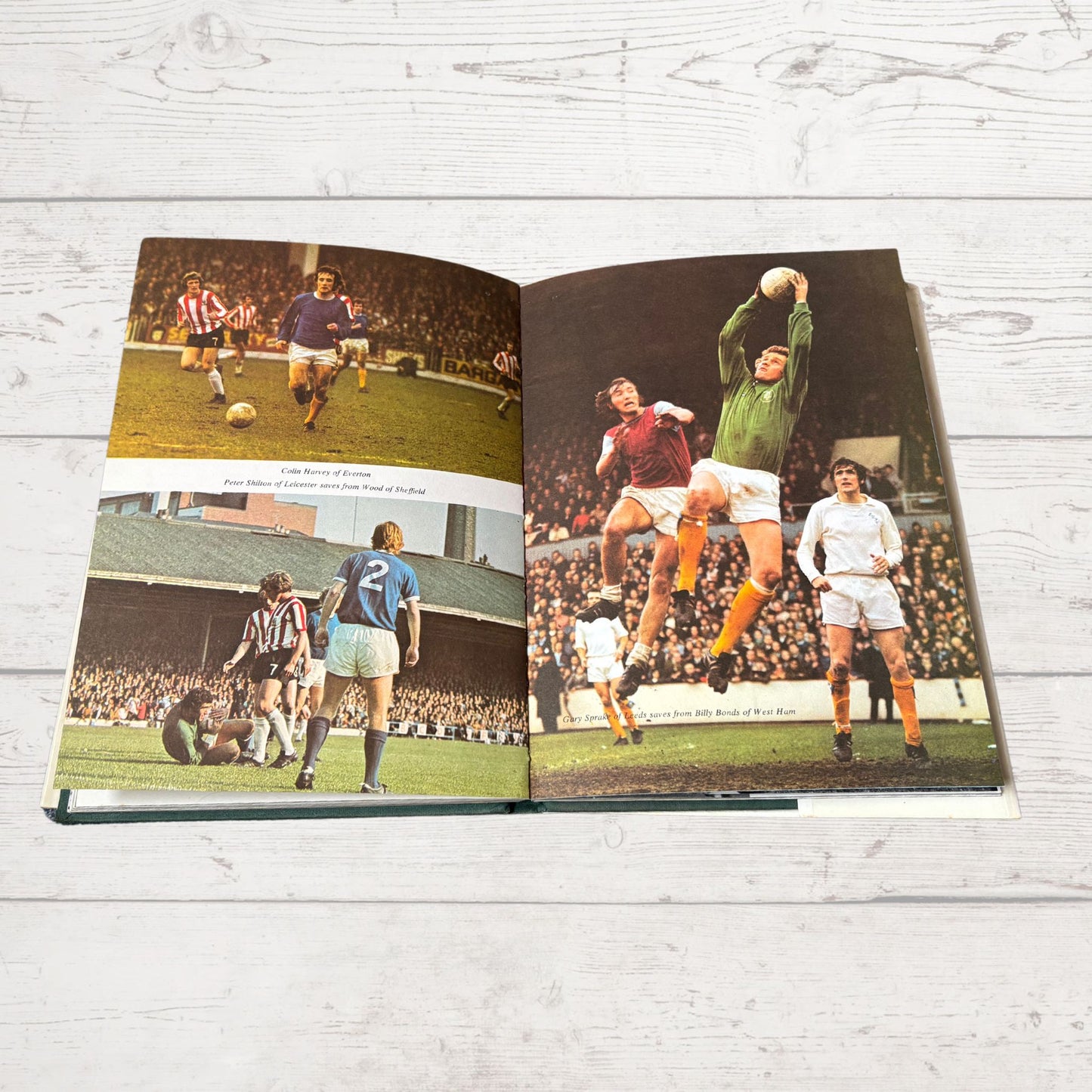 Vintage 1970s Hardback Football Book: David Coleman’s World of Football. 1972. Great nostalgic Gift Idea