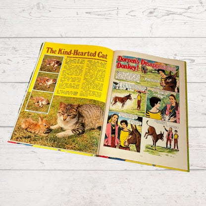 Vintage Bunty For Girls Annual 1986 , full of fiction, activities, cute animals and fun. Great gift idea