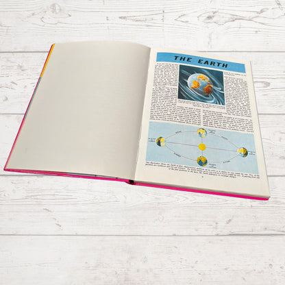 Vintage 1970s Children's Book: Our World  - Beautifully Illustrated Colourful Hardback Encyclopaedia