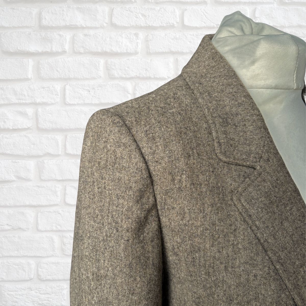 Brown/Grey Vintage Miss Pendleton Wool Blazer. Approx UK size 10