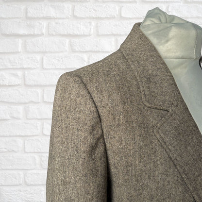 Brown/Grey Vintage Miss Pendleton Wool Blazer. Approx UK size 10