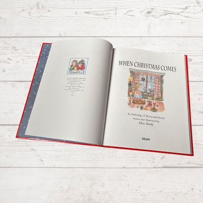 Vintage Children’s Christmas Book: When Christmas Comes, An Anthology of Stories and Poems by Elisa Trimby