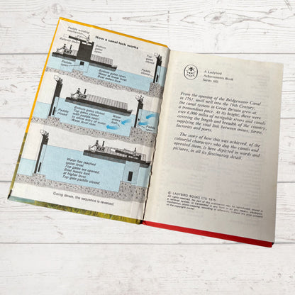 Vintage 1970s Ladybird book. The Story of our Canals. Series 601. Great Gift Idea