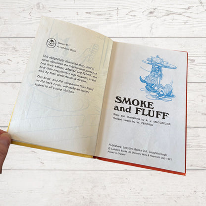 Smoke and Fluff. A Ladybird Book. Vintage 1970s hardback book. Series 401