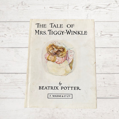 The Tale of Mrs. Tiggy-Winkle. Vintage Beatrix Potter book. 1971 edition