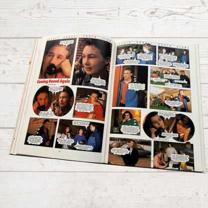 Jackie 1988 Vintage Annual open on a white background 