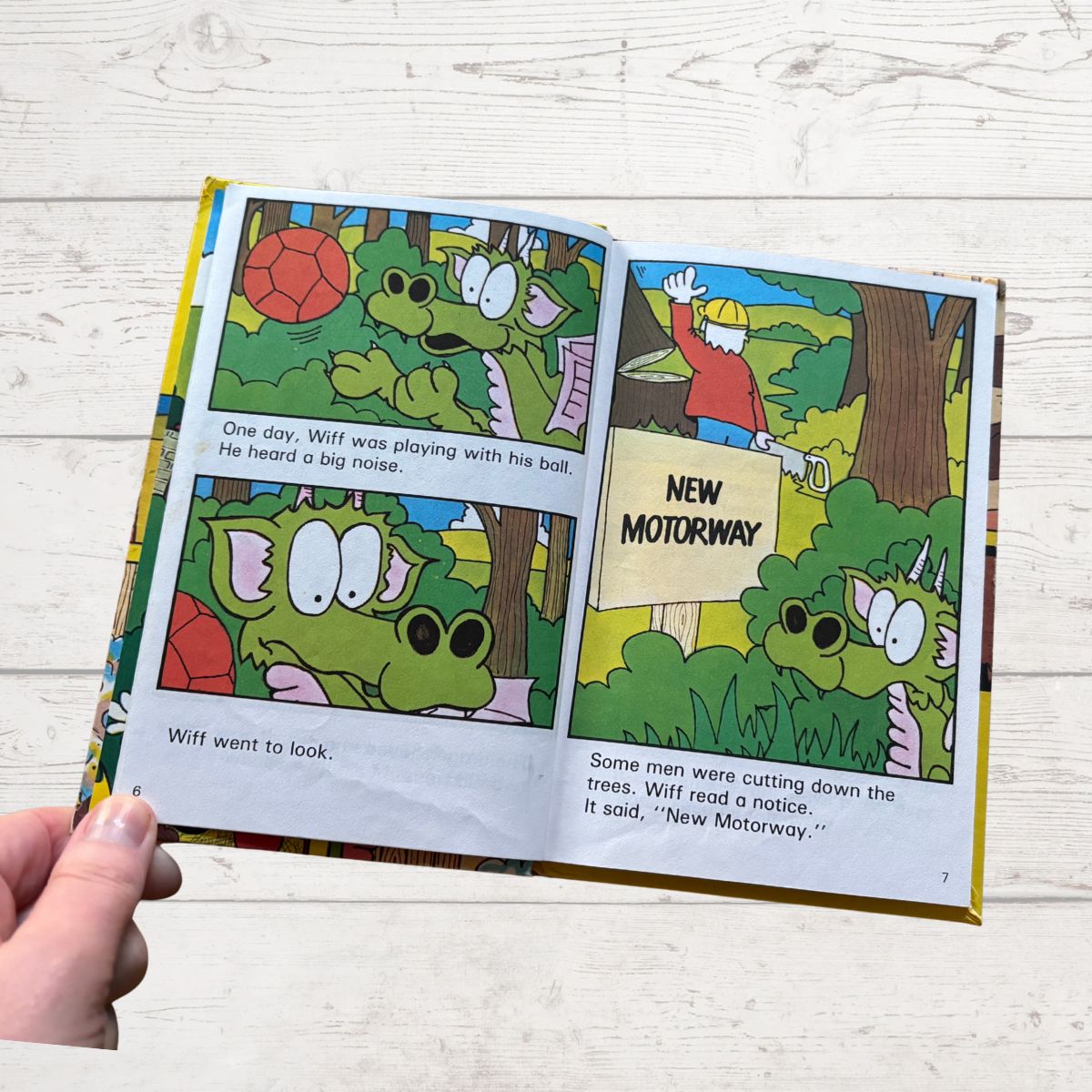 Wiff the Dragon: Two Stories . 1980s Vintage Ladybird Book. Series 815. Great gift idea