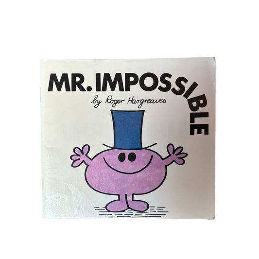 Mr. Impossible by Roger Hargreaves. Original 1970s The Mr Men series. 1976   edition.Great gift idea
