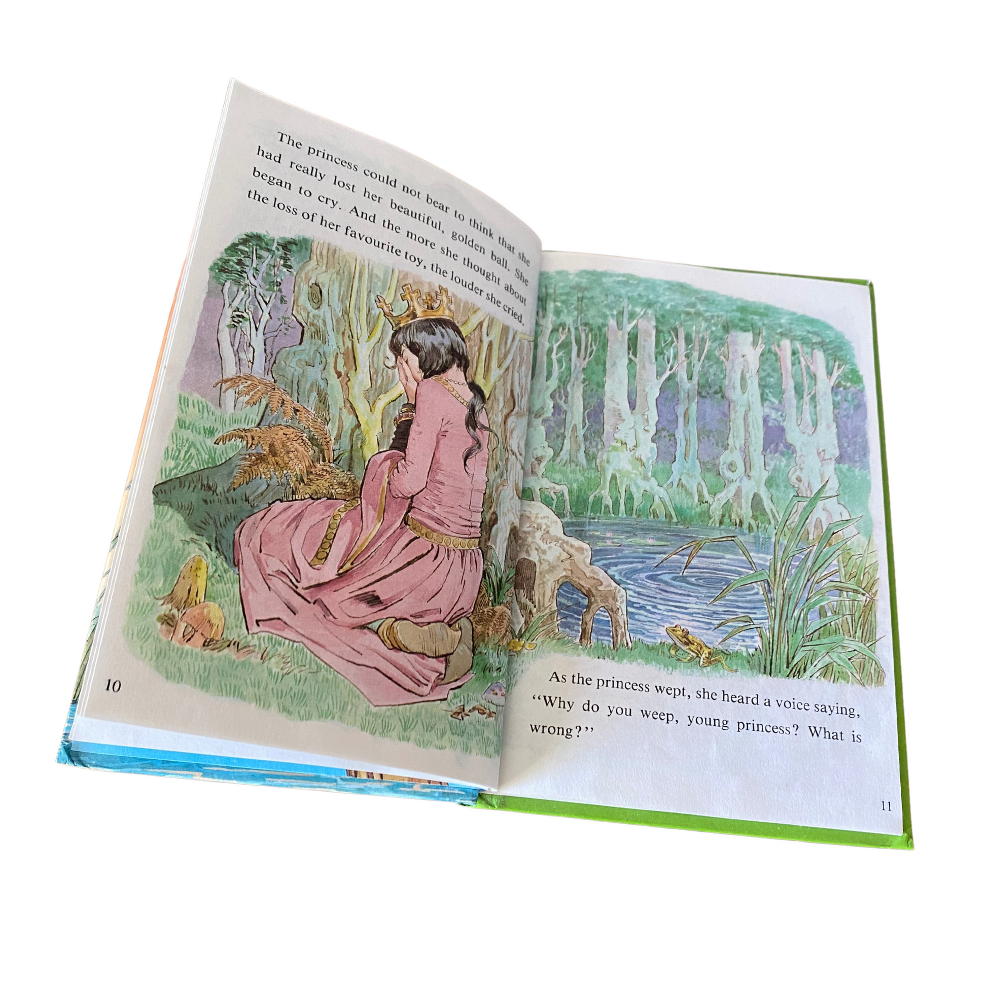 80s Ladybird book - The Princess and the Frog printed in England