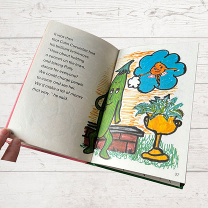 Percival Pea and Polly Pomegranate. 70s Vintage Ladybird Book. The Garden Gang. Great Gift Idea