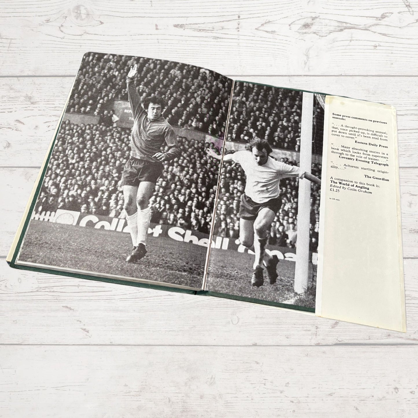 Vintage 1970s Hardback Football Book: David Coleman’s World of Football. 1972. Great nostalgic Gift Idea