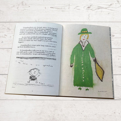 Grandmas and Grandpas. A 1980s Vintage Gift Book written and illustrated by Children.Great Gift Idea