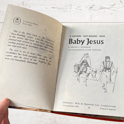 Baby Jesus. Vintage 1970s ladybird Book. The Christmas Story.Series 606A