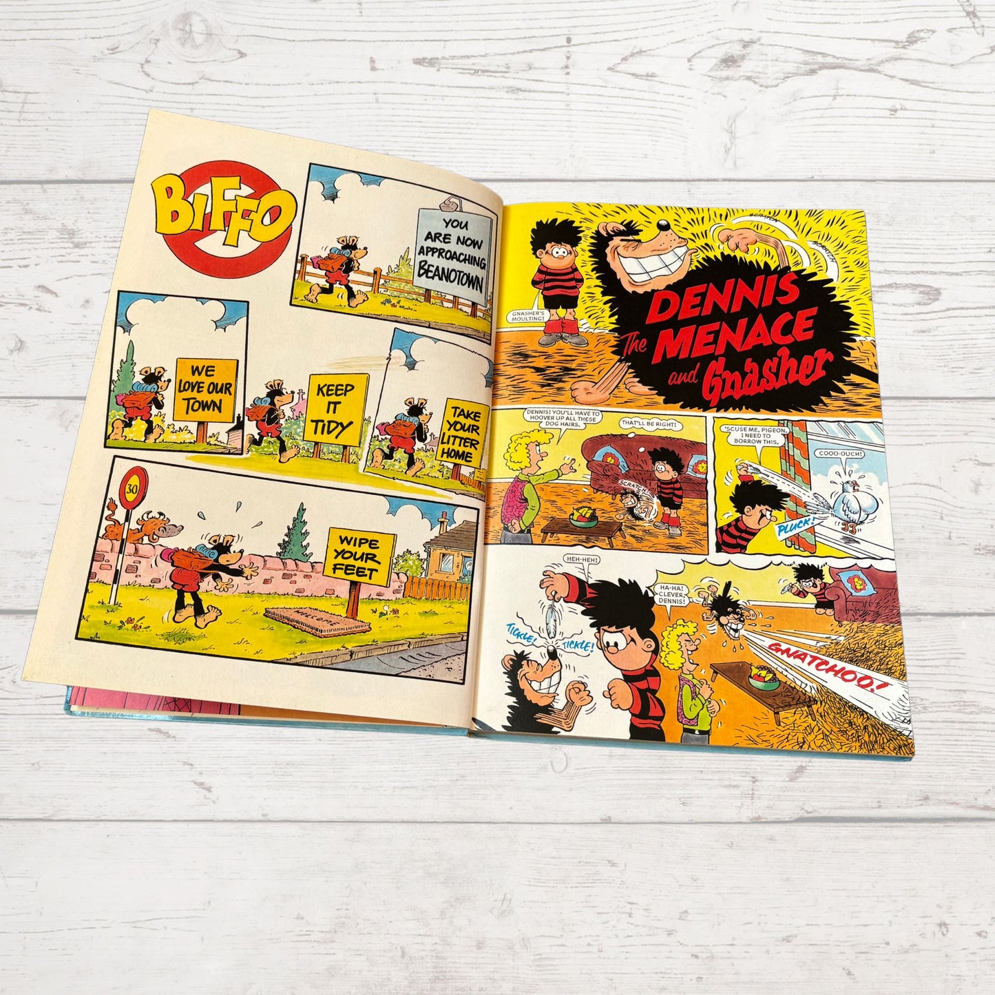 Vintage Beano Annual 1998 . Classic Comic Strips for Nostalgic Reading & Collecting. Great gift  idea.