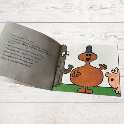 Mr. Dizzy by Roger Hargreaves. Original 1970s The Mr Men series. 1976 edition.Great gift idea