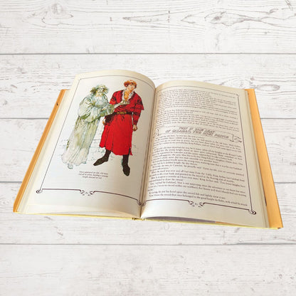 Vintage book of Arthurian legends illustrated by Victor Ambrus On a white background 