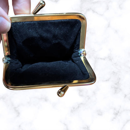 Vintage Cream, Blue, Pink and Green Wool Tapestry Glasses Case