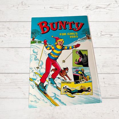 Vintage Bunty For Girls Annual 1985  , full of fiction, activities, cute animals and fun. Great gift idea