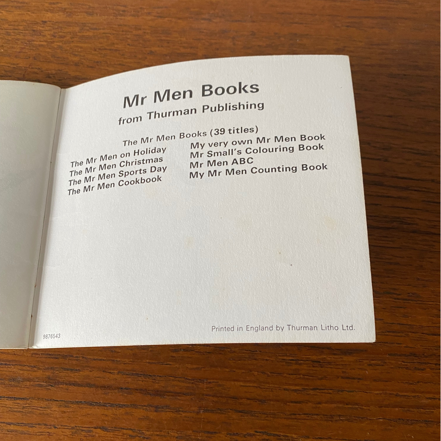 Timeless  Mr Strong  Storybook - Original 1976 Edition