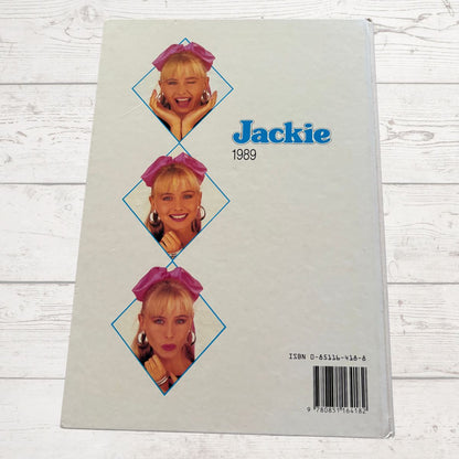 Vintage Jackie 1989 annual on a white background 