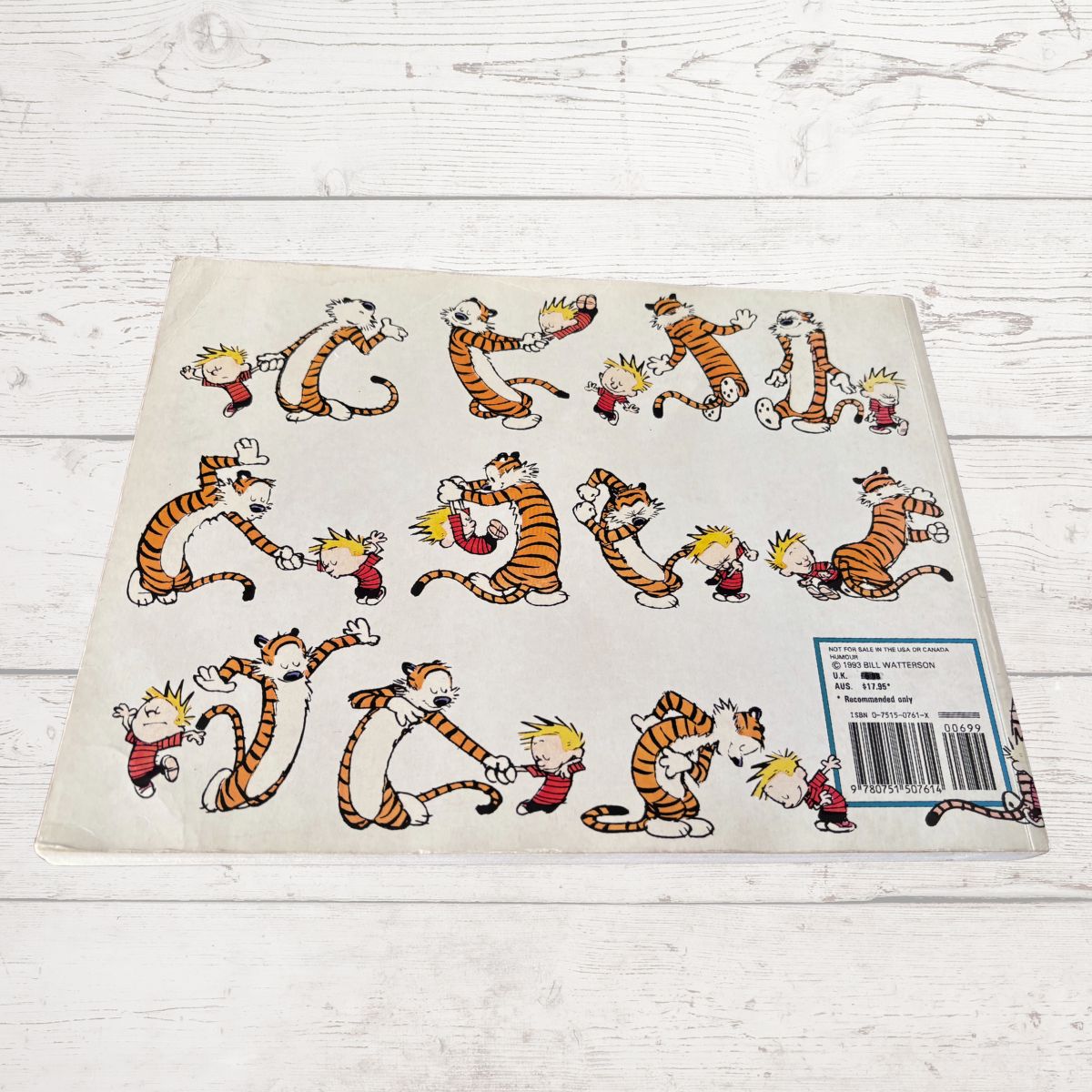 Calvin and Hobbes book  on a white background