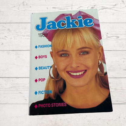 Vintage Jackie 1989 annual On a white background 
