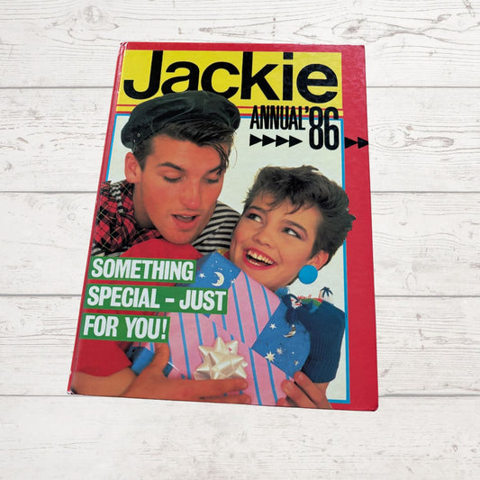 Vintage Jackie Annual 1986 On a white background 