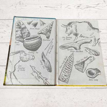 Vintage 1960s ladybird book.  Stone Age Man in Britain . An Adventure from History. Series 561