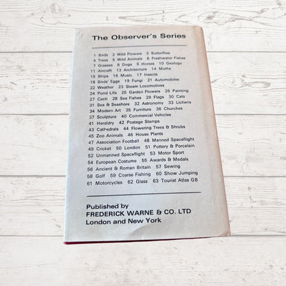 Observer book showing  list of books in series 