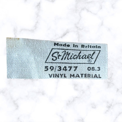 60s Navy Blue Mod Style Vintage St. Michael Shoulder Bag