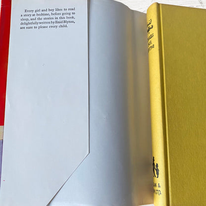 Stories for Bedtime - Vintage 1960s Hardback Book with Dust Jacket by Enid Blyton. Great nostalgic/ children’s gift idea