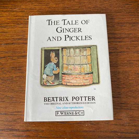 The Tale of Ginger & Pickles. Vintage Beatrix Potter book, 1987 edition.