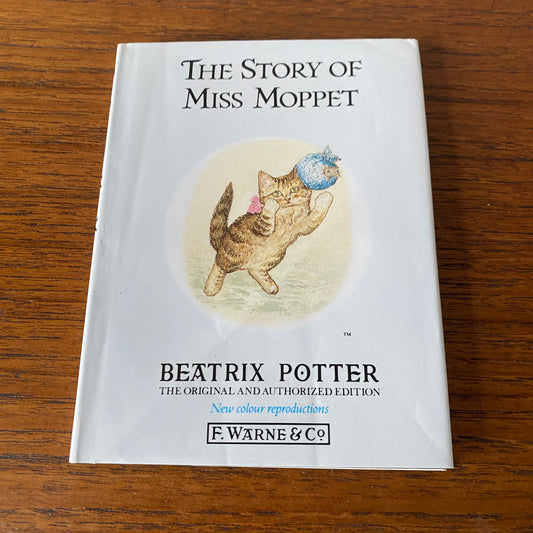 The Story of Miss Moppet. Vintage Beatrix Potter book. 1987 edition .