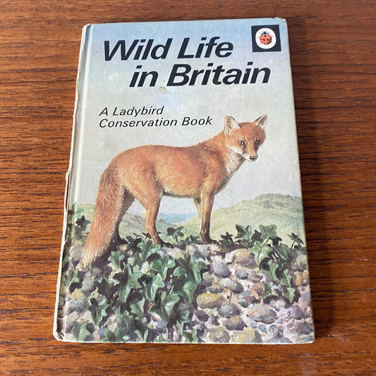 Vintage 1970s ladybird book, Wild Life in Britain , A Ladybird  Conservation  Book. Series 727 . Great gift idea