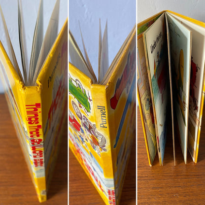 Things that Go Word Book. 70s hardback picture book.. Great gift idea